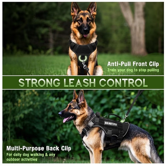WINSEE Service Dog Harness - Black - Picture 3 of 9
